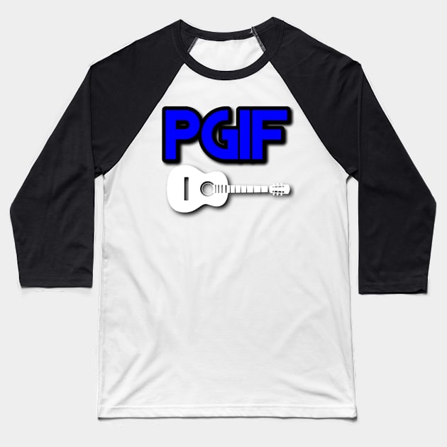 PGIF (PRAISE GOD IT'S FRIDAY) BIG BLUE Baseball T-Shirt by thecrossworshipcenter